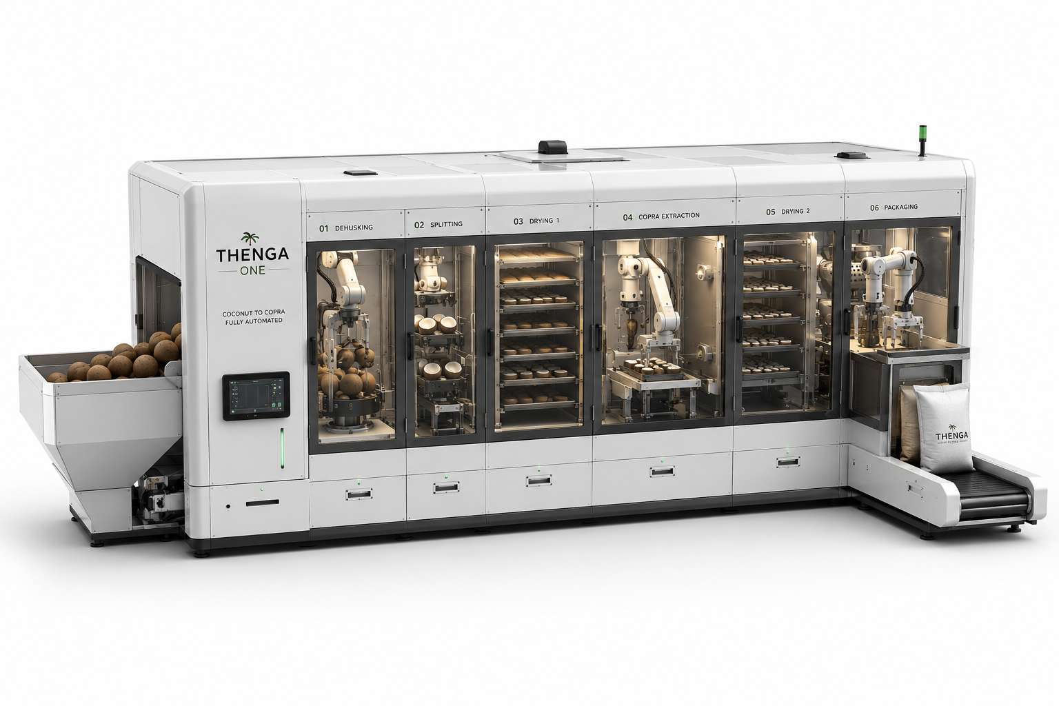 THENGA ONE — clean render, front view